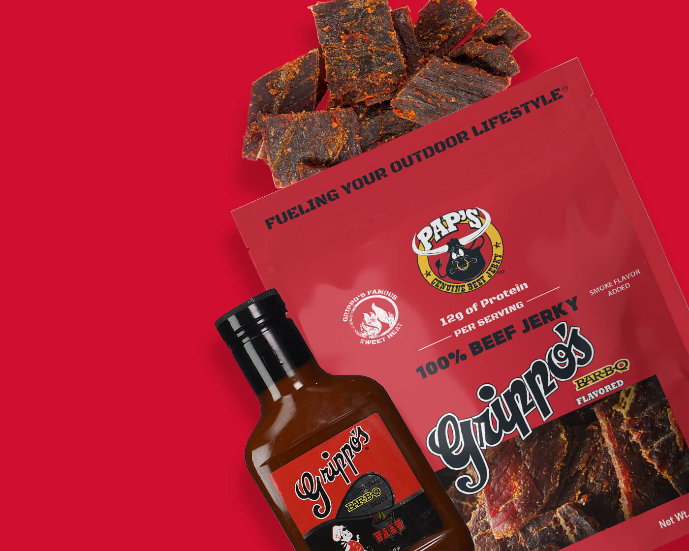 Bag of Grippo's Beef Jerky