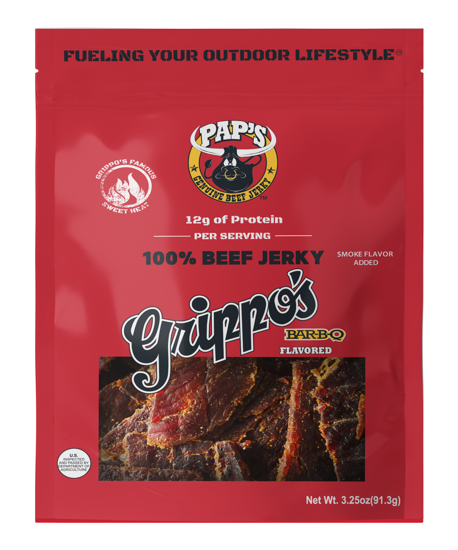 Hikers enjoying Pap's Jerky